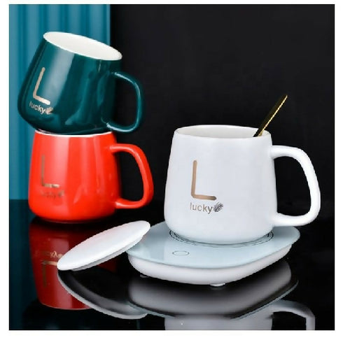 Constant temperature ceramic heating cup